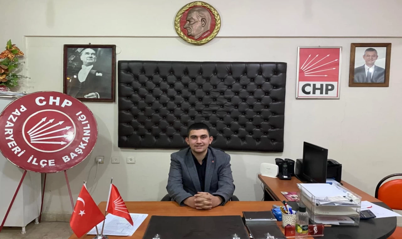 CHP Pazaryeri Gençlik kollarına Emirhan Ana getirildi