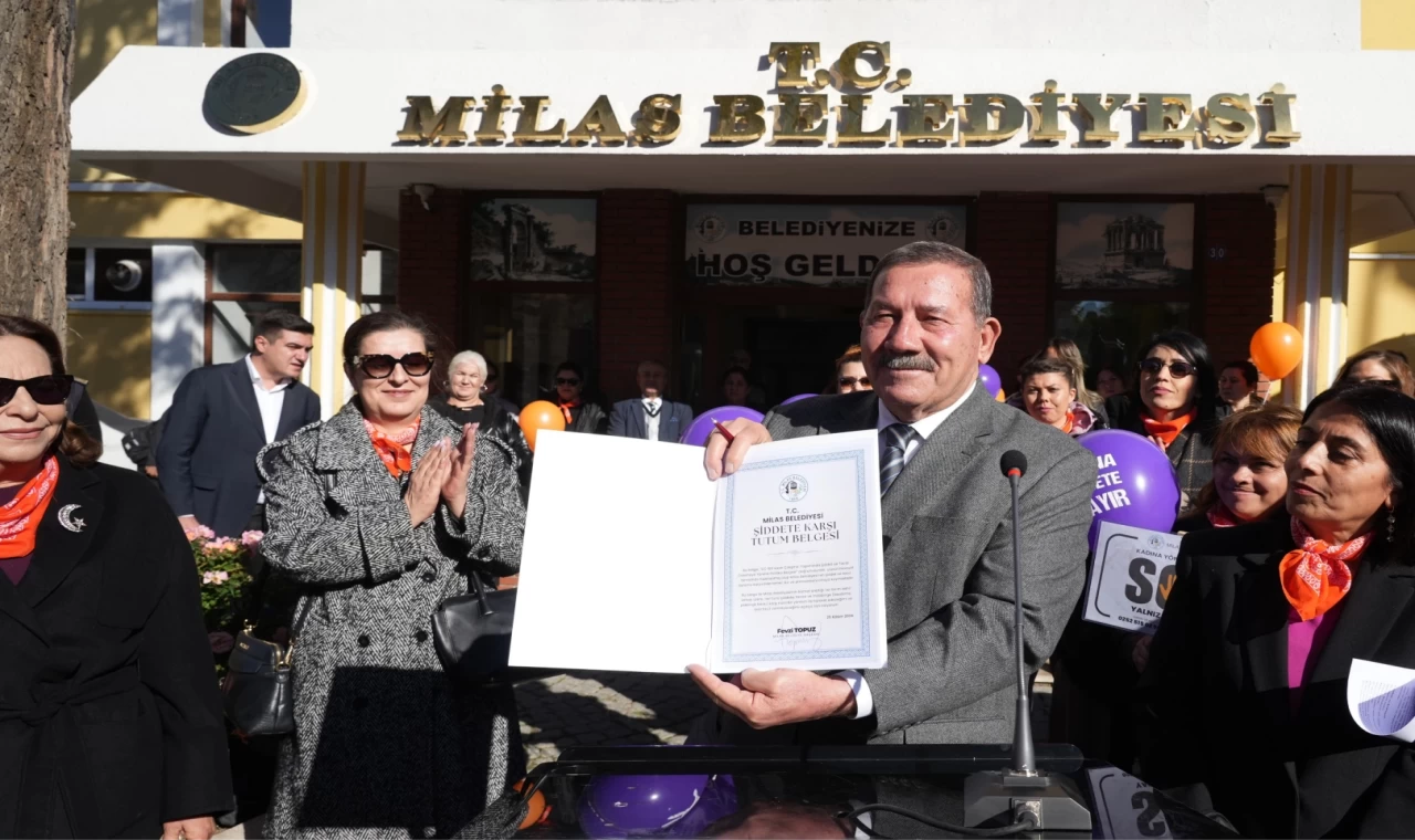 Muğla Milas’tan şiddete karşı ’tutum’ belgesi