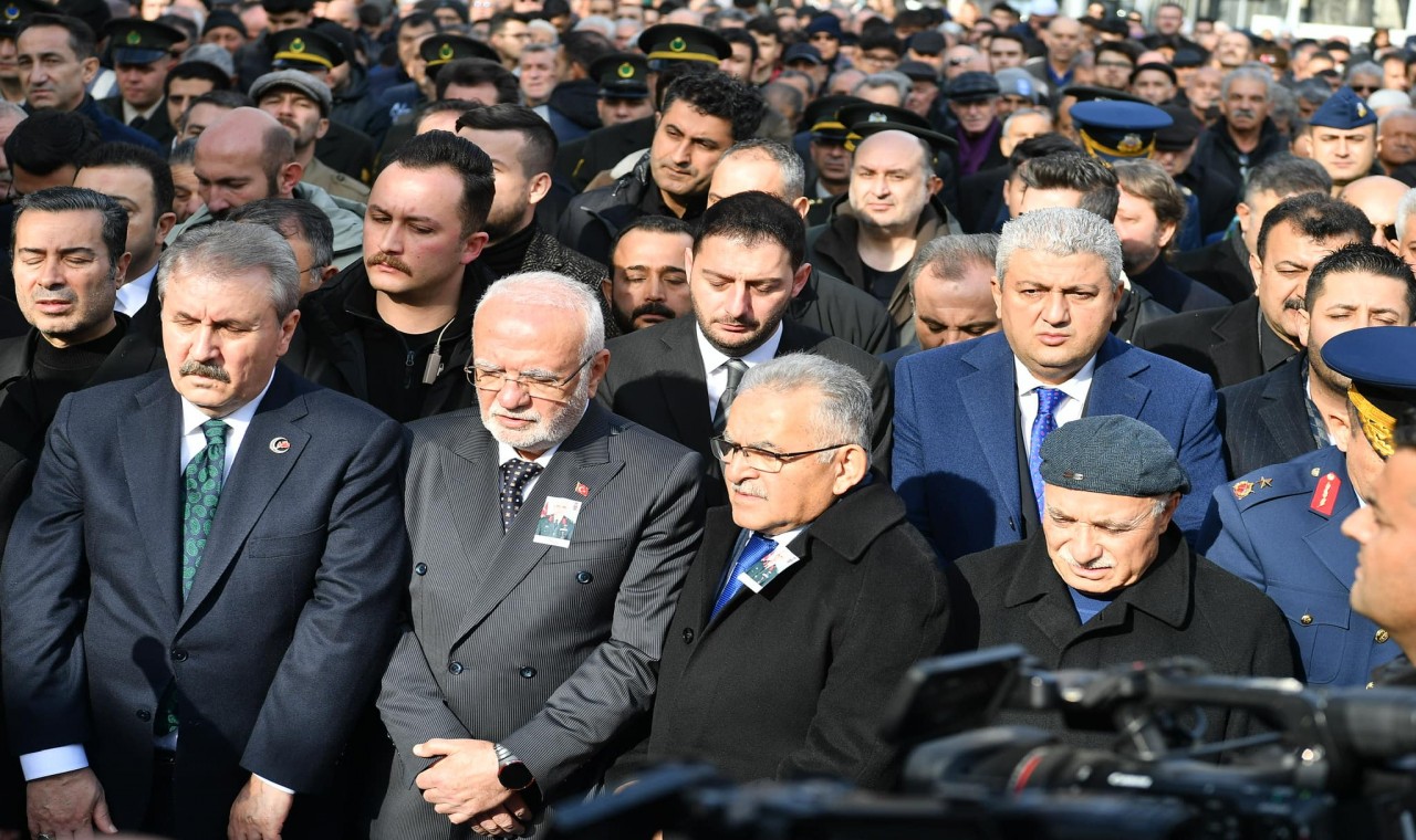 Başkan Büyükkılıç, Şehit Tuğgeneral Baydilli’nin cenaze törenine katıldı