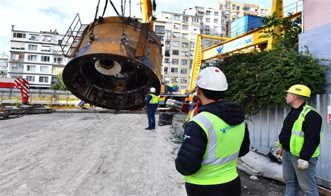 Buca Metrosu’nda çalışmalar devam ediyor