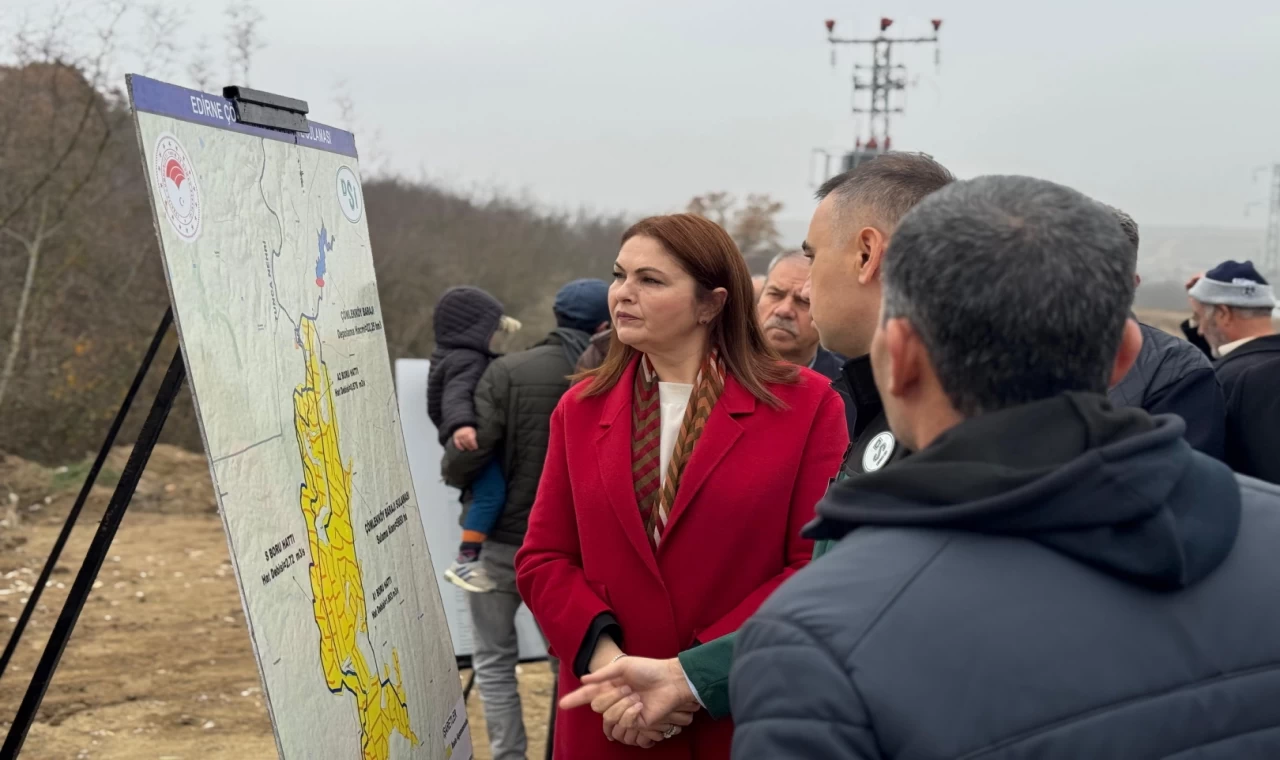 Edirne’de Çömlekköy Barajı’na AK Parti’den yakın mercek