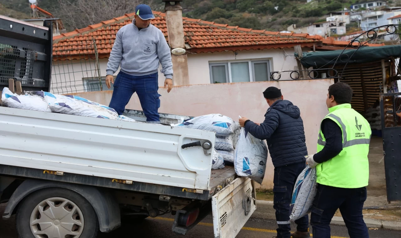 İzmir Güzelbahçe’den kara-kış desteği