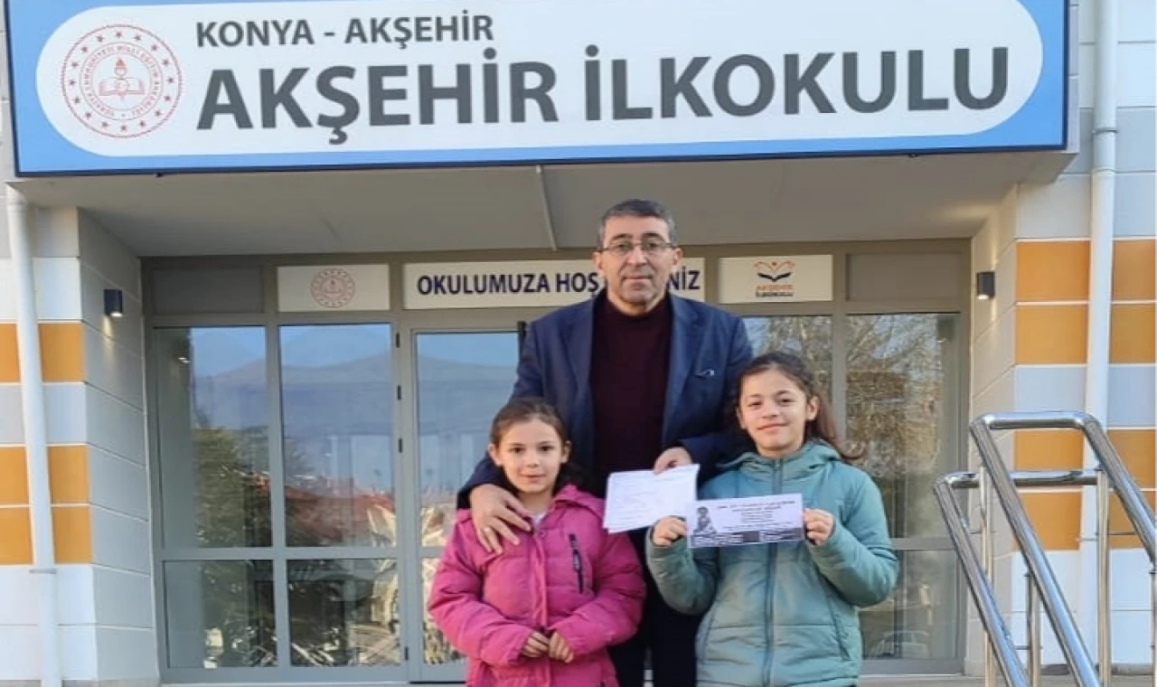 Konya’da Akşehir İlkokulu’nda anlamlı yardım kampanyası