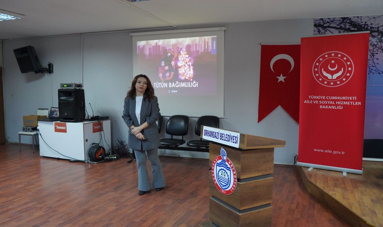 Orhangazi’de ”Madde ve Tütün Bağımlılığına Karşı Bilinçlendirme Semineri”