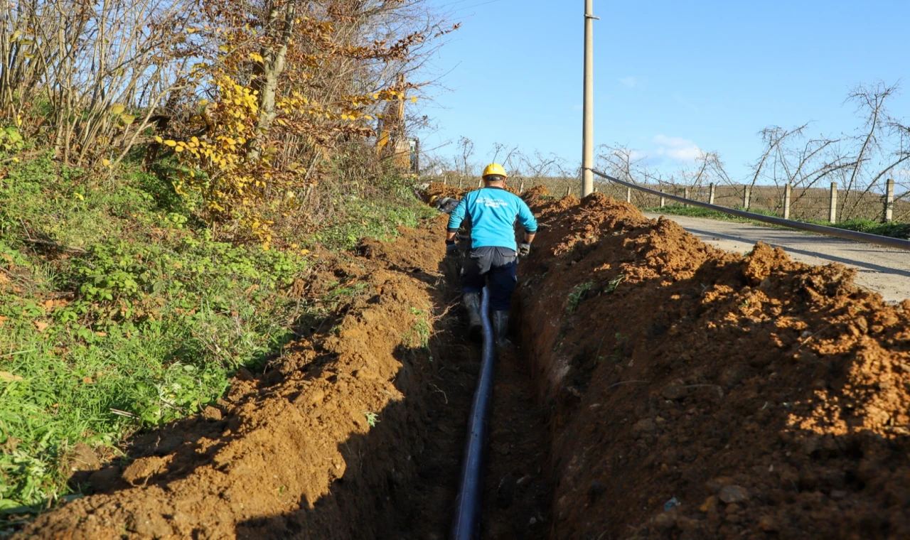 Sakarya’da 3 bin 200 metrelik yeni hat ile Kuyumculu Mahallesi’ne kesintisiz içme suyu