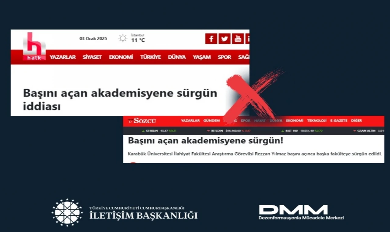 Başörtüsü sürgünü iddialarına İletişim’den açıklama