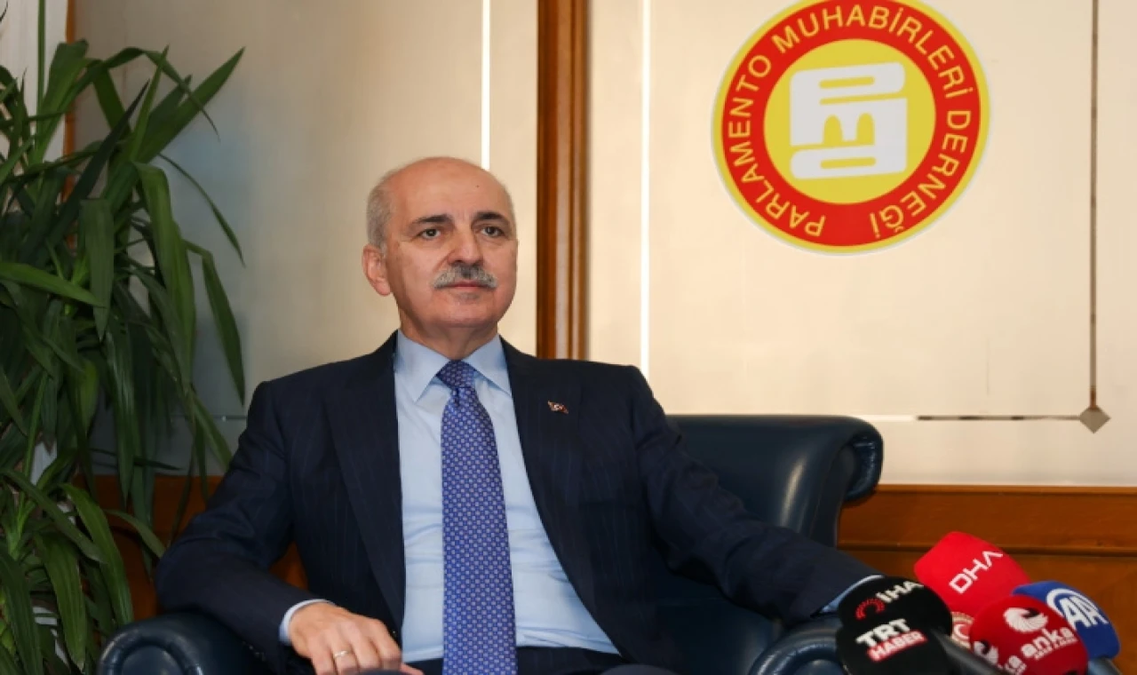 TBMM Başkanı Kurtulmuş’tan Parlamento Muhabirleri’ne ziyaret