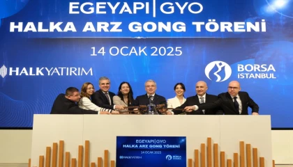 EgeYapı Avrupa GYO için ilk gong