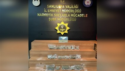 Şanlıurfa’da 2 kilo 450 gram skunk maddesi ele geçirildi